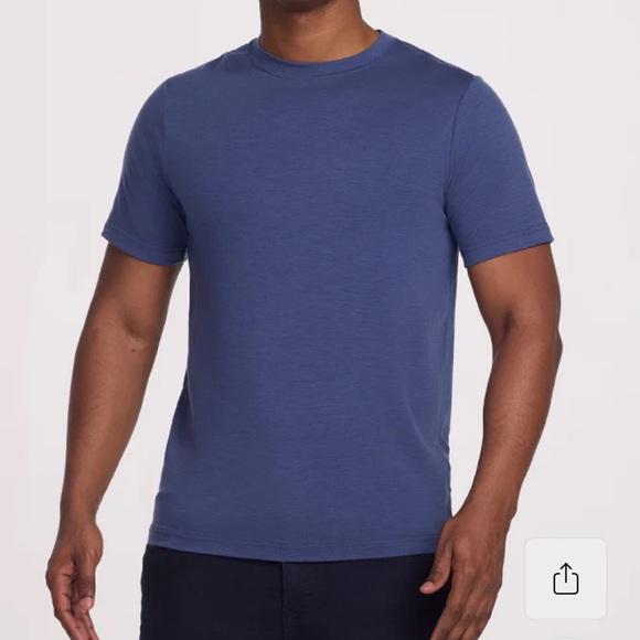 Woolx Merino Wool Endurance Men’s Tee Classic Navy Blue - Picture 1 of 4